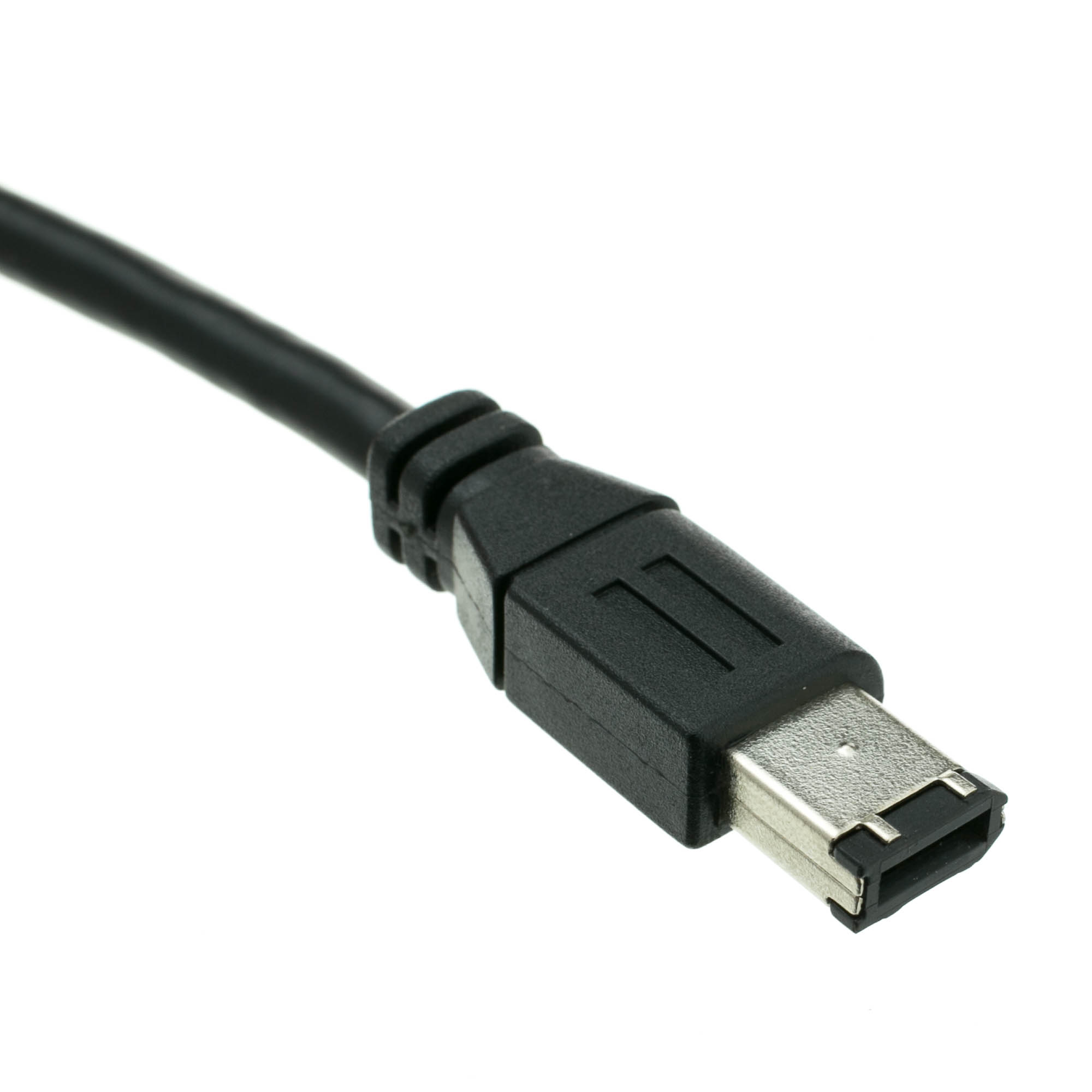 15ft 6 pin Male to 6 pin Male Black Firewire 400/400 Cable for IEEE 1394 Devices
