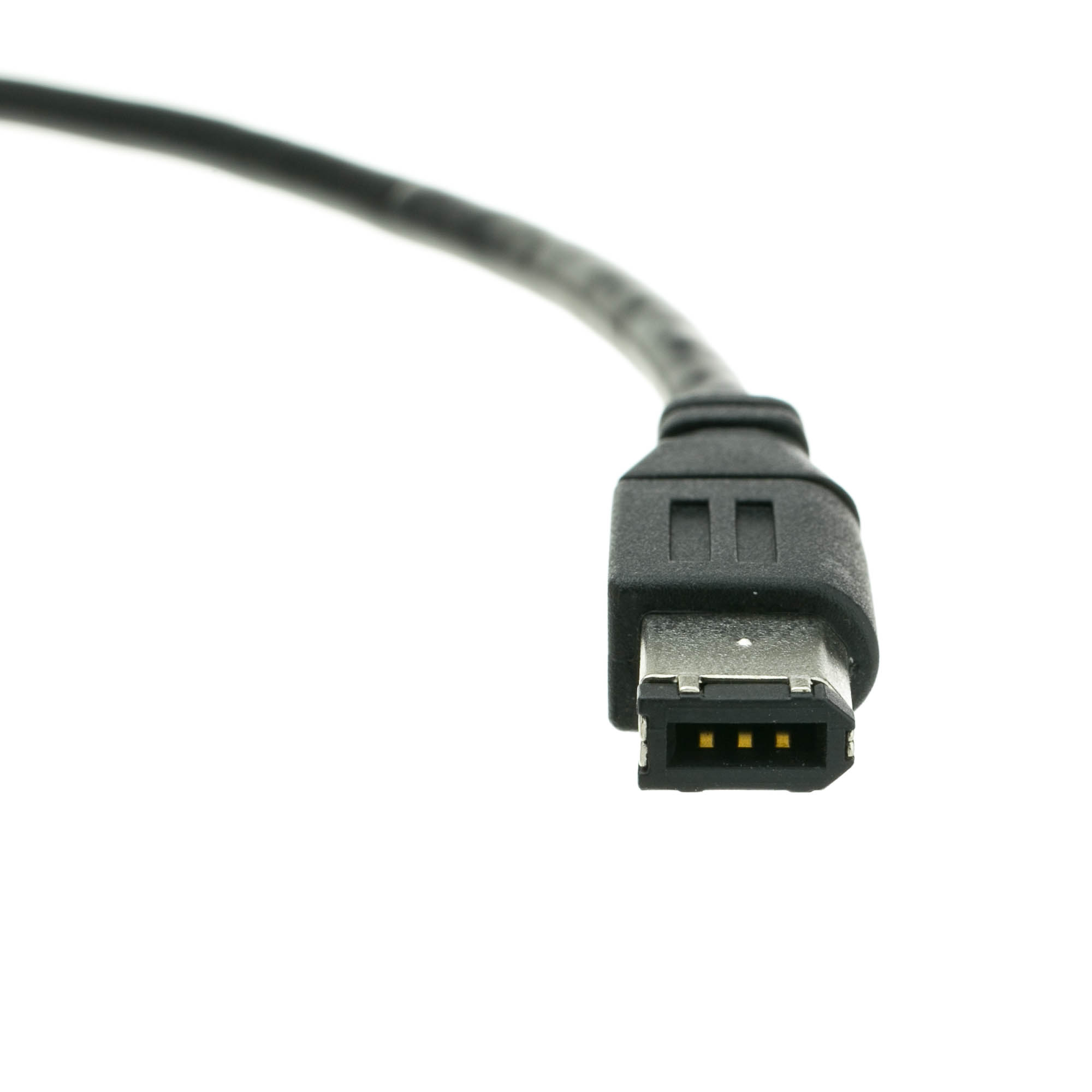 6ft 6 pin Male to 6 pin Male Black Firewire 400/400 Cable for IEEE 1394 Devices 