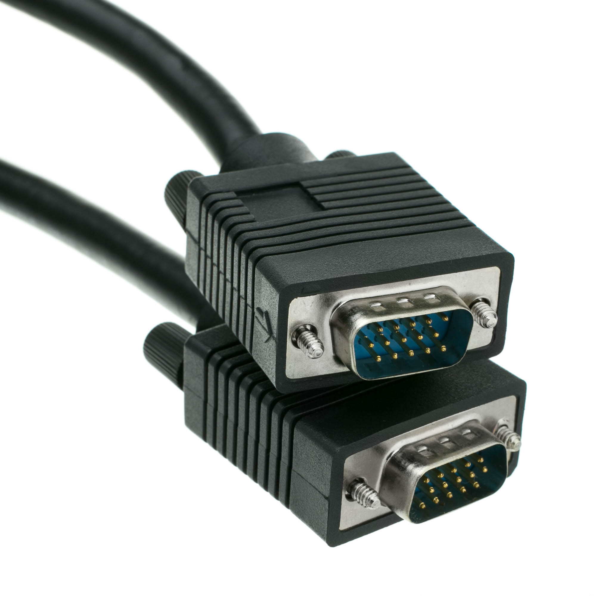 AUTHENTIC 15 Pin SVGA Super VGA UVGA Ultra VGA Male to MALE M-M Monitor Cable