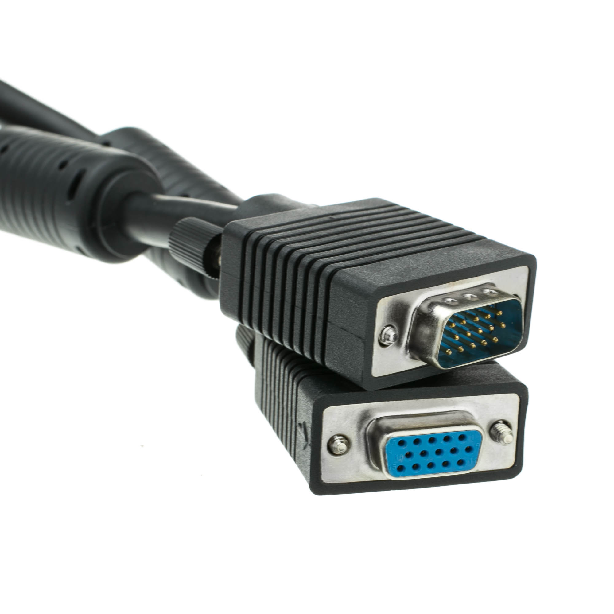 Extends VGA Monitor Cable 10 Xavier HD15MF-10 SVGA/VGA Cable HD15 Male-Female Extension