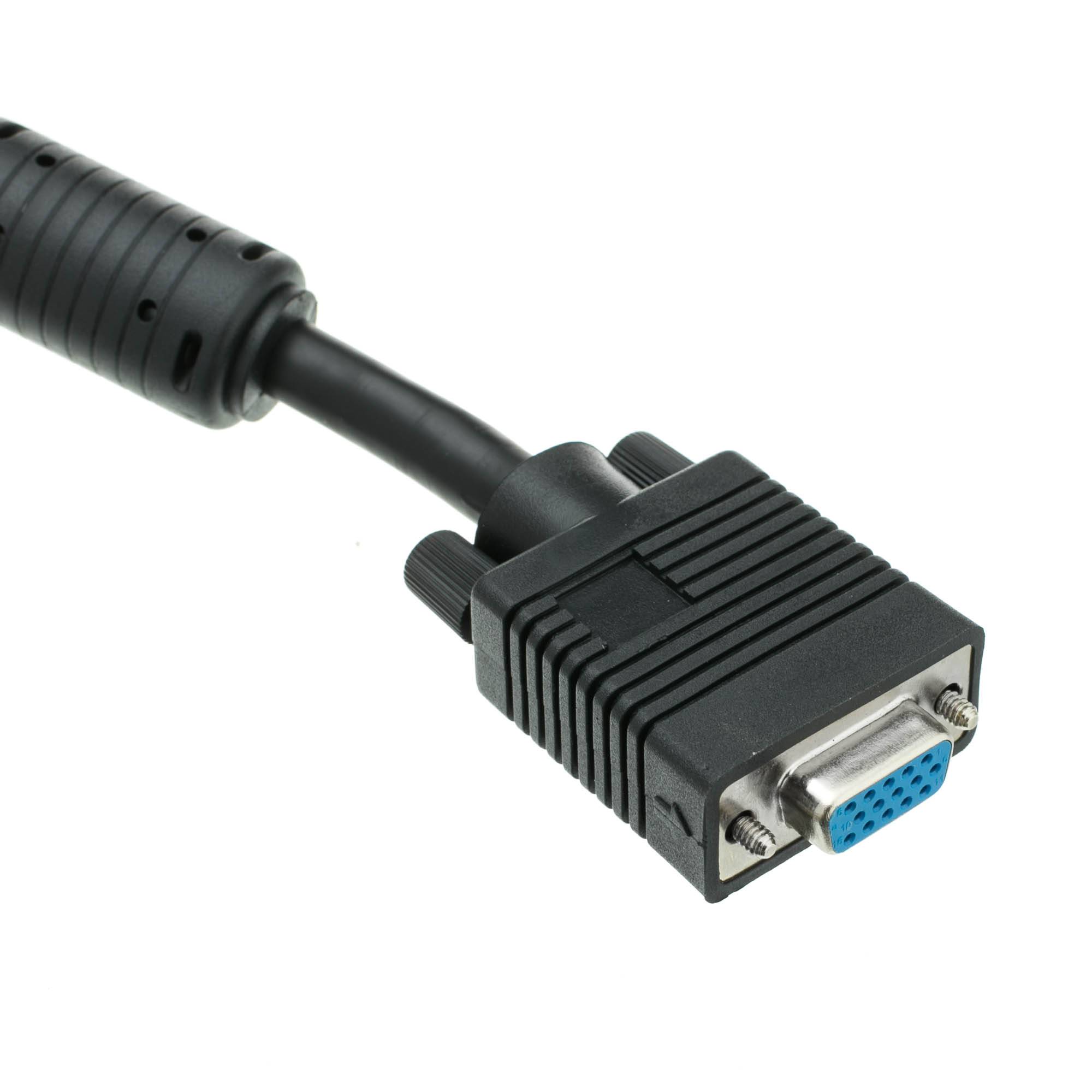 Super VGA cable Male to Female W//Ferrite core 50 feet
