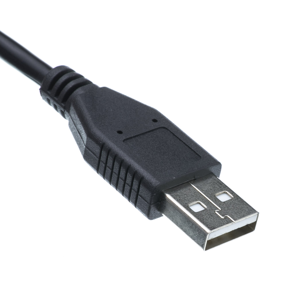 3 Pack Type A Male/Micro-B Male GOWOS 1.5 Feet Micro USB 2.0 Cable Black 