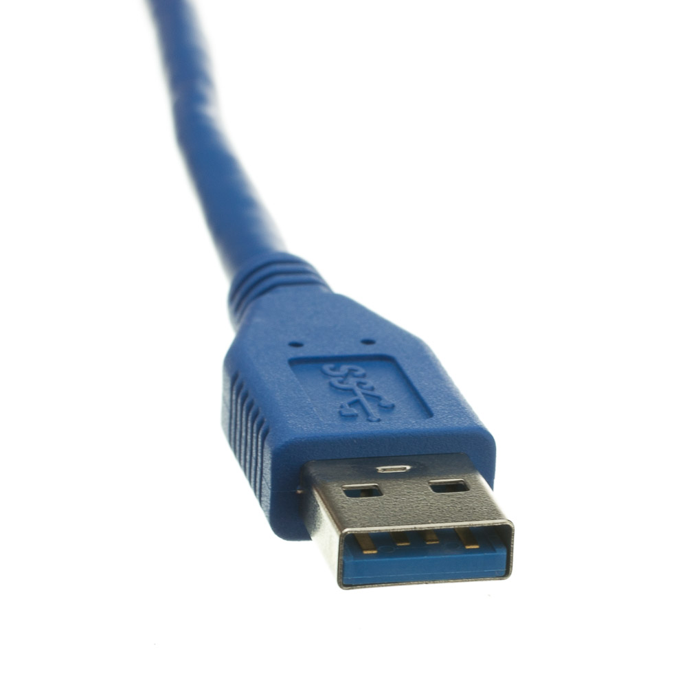 - Round Blue Type A to Micro-B Cable 5 Meters 16 Feet Bluwee SuperSpeed USB 3.0 Cable