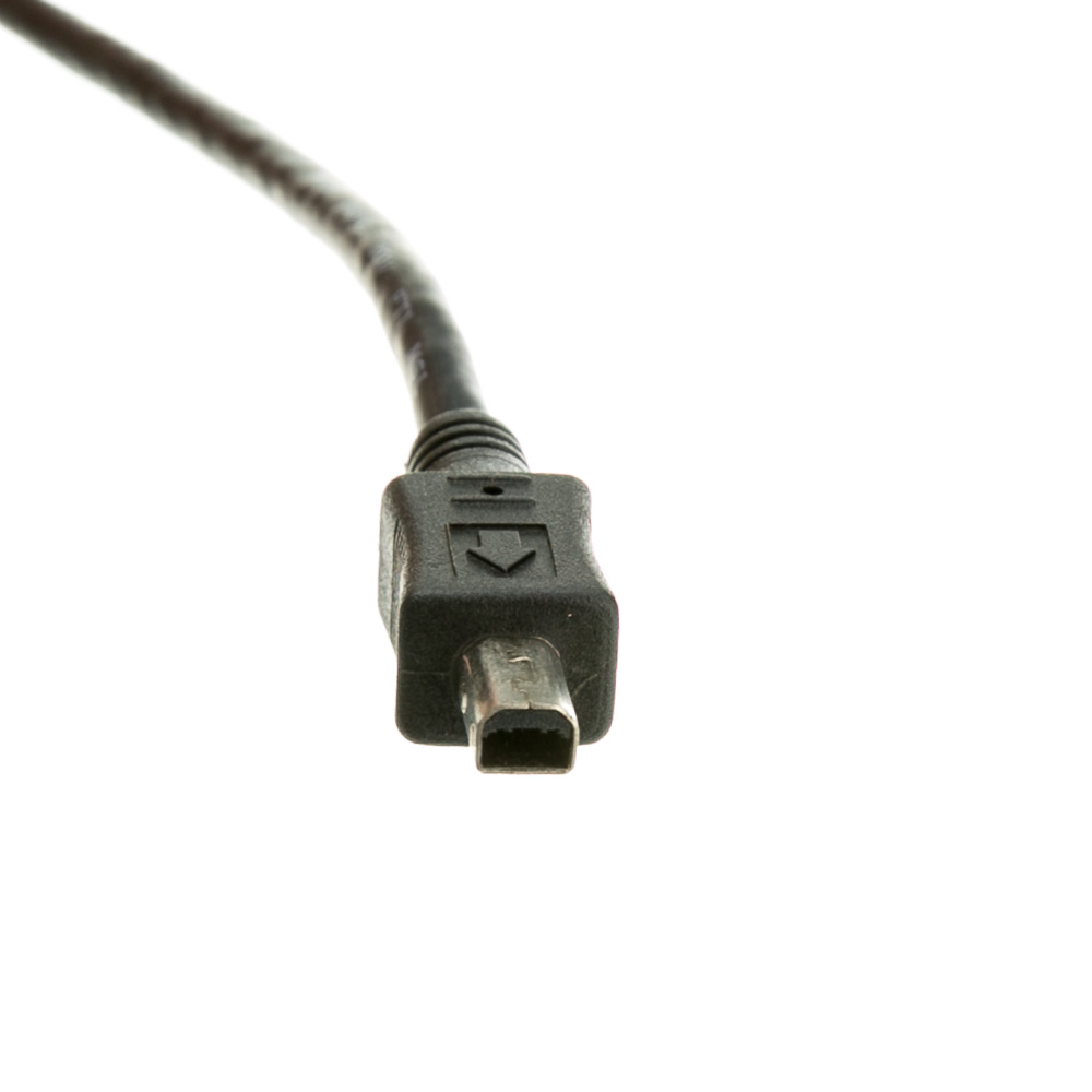  CableWholesale 6 feet Mini USB 2.0 Cable, Black, Type A Male/ Mini-B Male, A Male to 5 Pin Mini-B High Speed USB Cable, Type A to Type B  USB Cable, USB 2.0