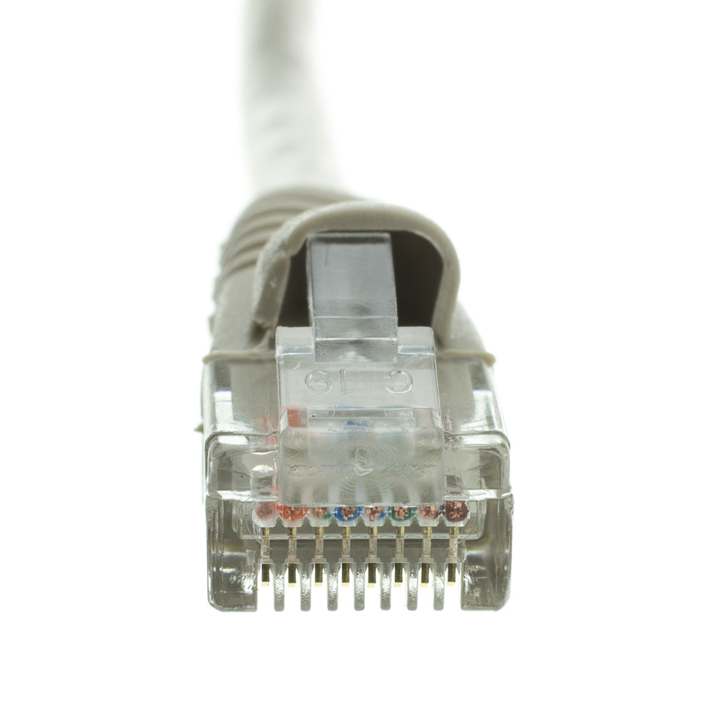OF-10X6-12110 10-Foot Bootless Gray Offex Cat5e Ethernet Patch Cable 