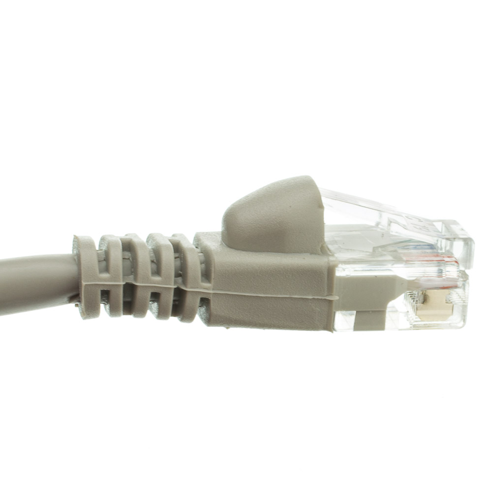 10-Pack CNE59232 Gray Cat6 2-Foot Snagless/Molded Boot Ethernet Patch Cable