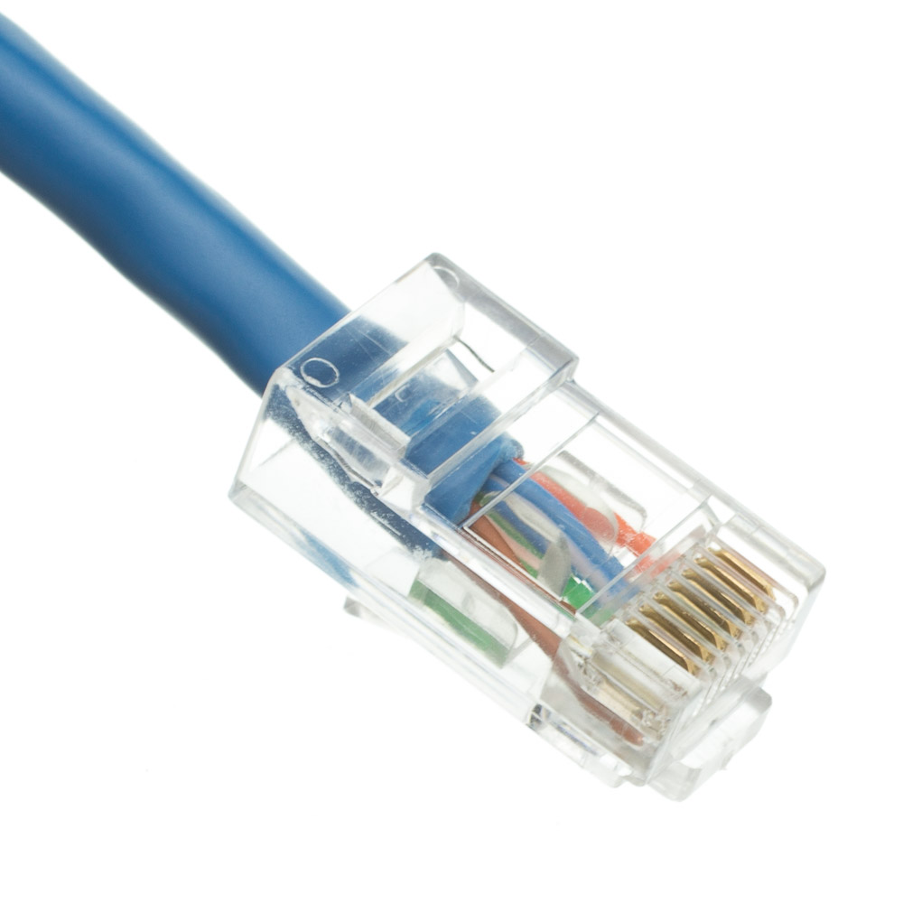 Bootless 100 Foot by Konnekta Cable Cat6 Blue Ethernet Patch Cable 