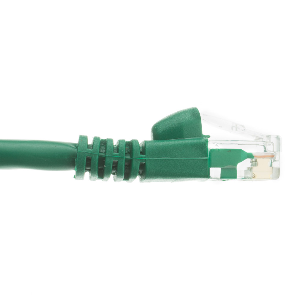 500 MHz Snagless/Molded Boot QualConnectTM Cat6a Gray Ethernet Patch Cable 2 ft 
