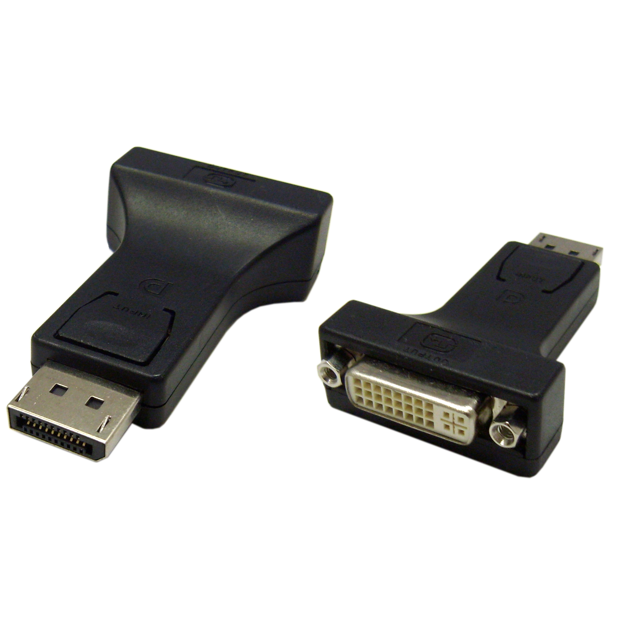 Male DVI Female DisplayPort Adapter