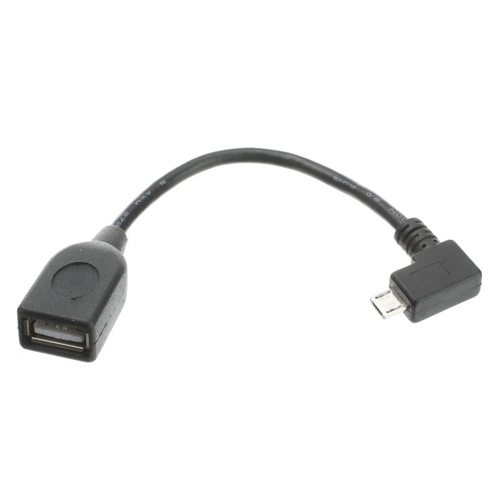 PRO OTG Cable Works for LG D295 Right Angle Cable Connects You to Any Compatible USB Device with MicroUSB Cable!