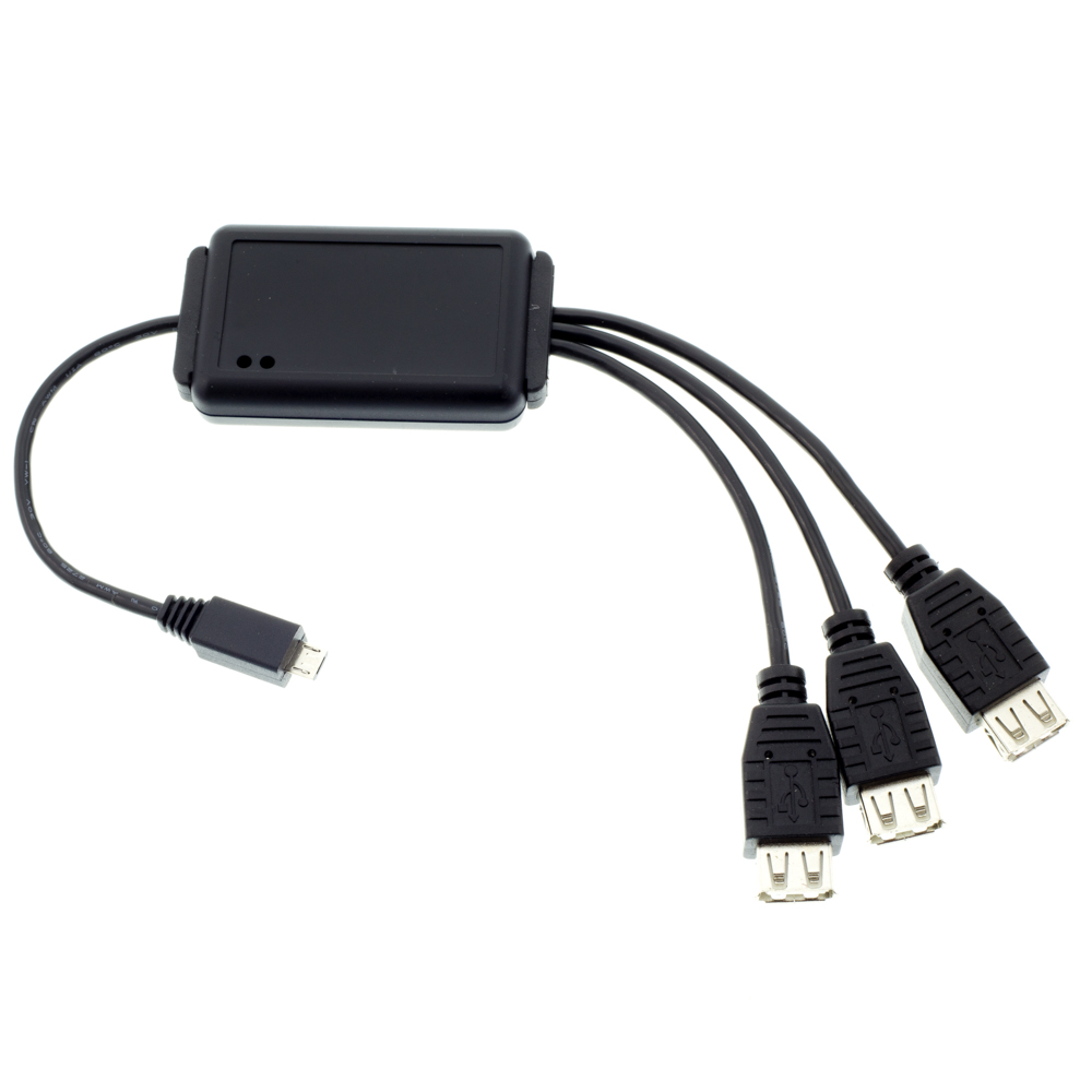 Male Micro USB OTG to USB Adapter