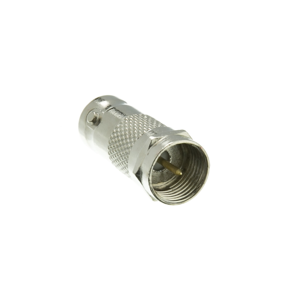BNC male plug to F-Type F female jack RF coaxial cable adapter convertor TV 
