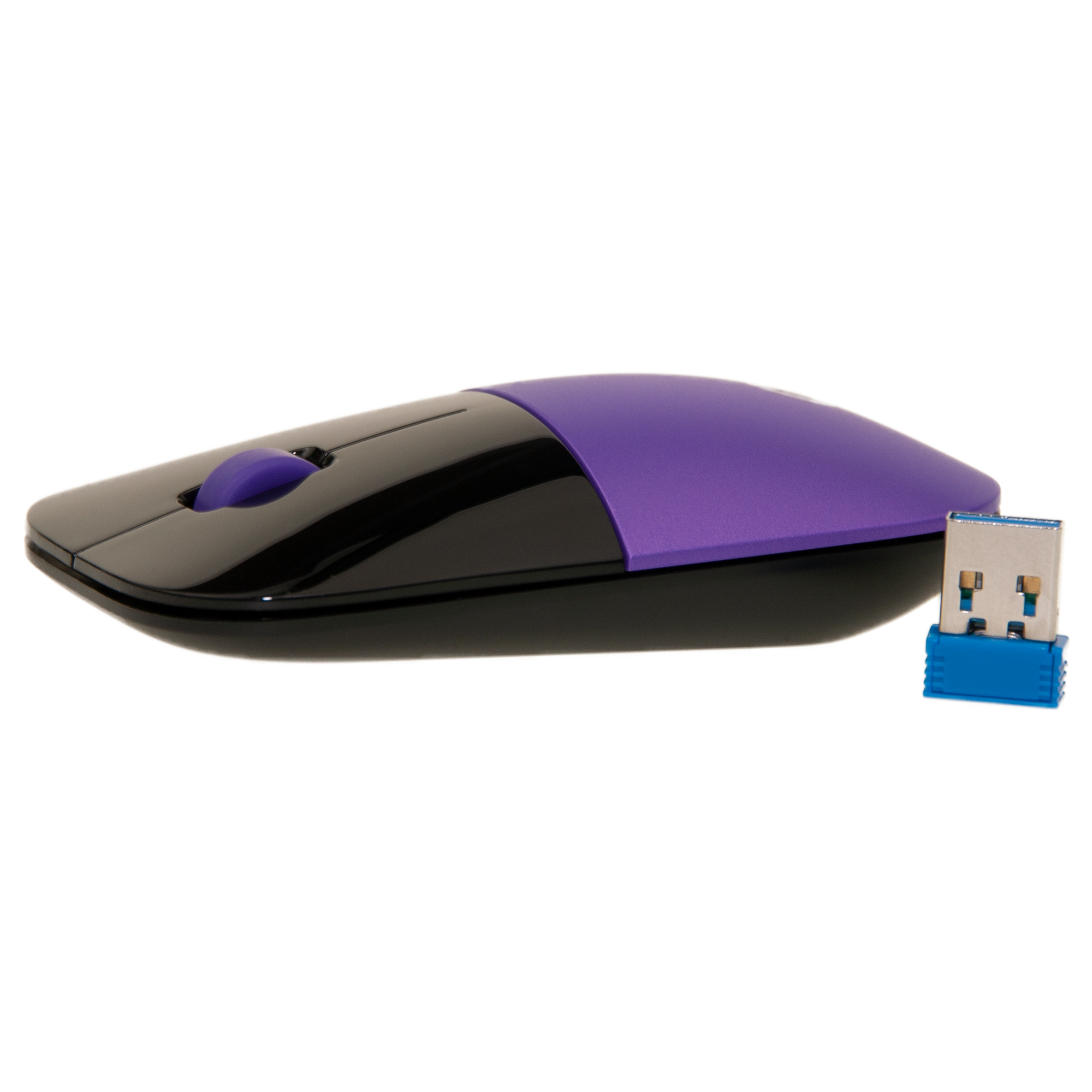 Purple HP Z3700 Wireless Mouse, Stylish Sleek Low Profile