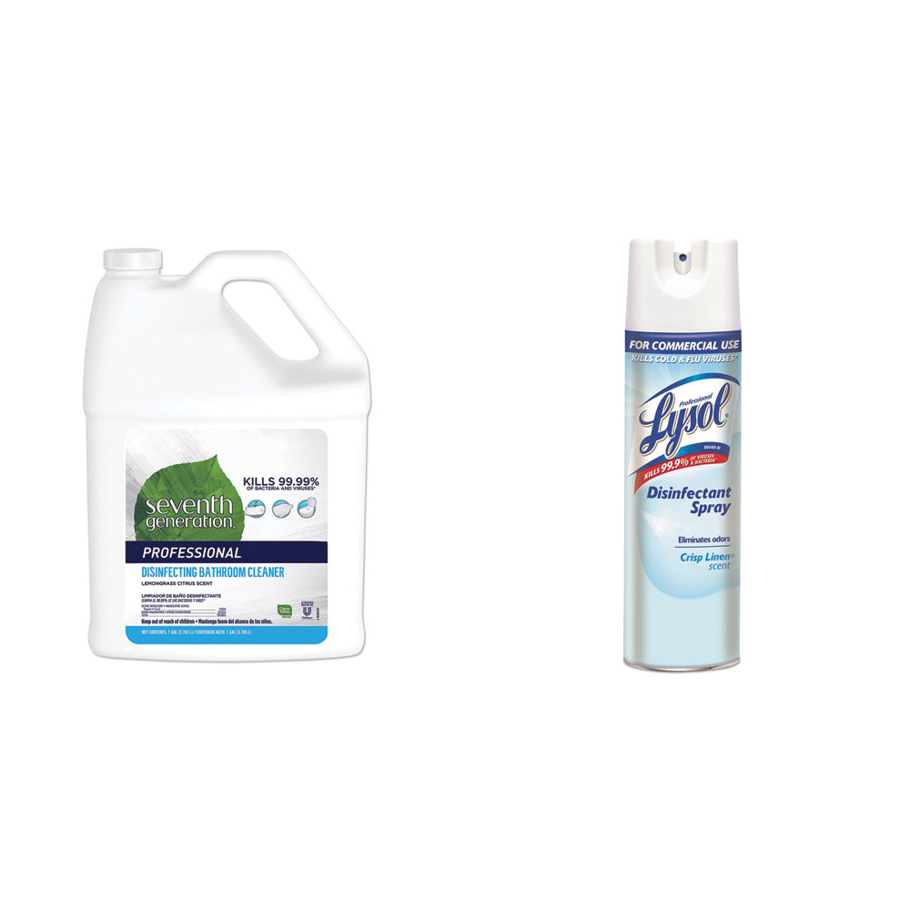 Disinfecting Bathroom Cleaner 1gal Lysol Disinfectant Spray 19oz