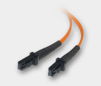 MTRJ / MTRJ, Multimode, Duplex Fiber Optic Cable, 62.5/125, 1 Meter 
