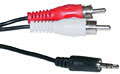 3.5mm to 2RCA Stereo Audio Cable