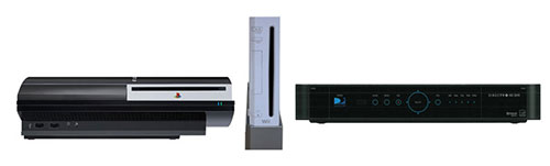 PS3, Satelite receiver and Wii