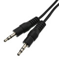 10A1-01106 - 3.5mm Stereo Cable, 3.5mm Male, 6 foot