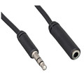 10A1-02206 - Slim Mold 3.5mm Stereo Extension Cable, 3.5mm Male to 3.5mm Female, 6 foot