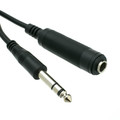 10A1-62225 - 1/4 inch Stereo Extension Cable, TRS, 1/4 inch Male to 1/4 inch Female, 25 foot