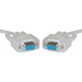 10D1-03406 - DB9 Female Serial Cable, DB9 Female, UL rated, 9 Conductor, 1:1, 6 foot