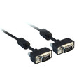 10H1-11106 - Slim SVGA Cable with Ferrites, Black, HD15 Male, Coaxial Construction, 32 AWG, 6 foot