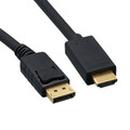 10H1-64106 - DisplayPort to HDMI Cable, DisplayPort Male to HDMI Male, 6 foot