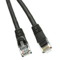 10X6-022150 - Cat5e Black Copper Ethernet Patch Cable, Snagless/Molded Boot, POE Compliant, 150 foot