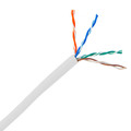 10X6-091SH - Cat5e White Copper Ethernet Cable, Stranded, UTP (Unshielded Twisted Pair), POE Compliant, Pullbox, 1000 foot