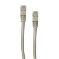 10X6-52110 - Shielded Cat5e Gray Ethernet Cable, Snagless/Molded Boot, 10 foot