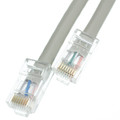 10X8-12101 - Cat6 Gray Ethernet Patch Cable, Bootless, 1 foot