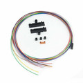 15F3-01212 - 12-Fiber Ribbon/Buffer Tube Fan-Out Kit, Color Coded 36 inch Tubing Length Accepts 250um