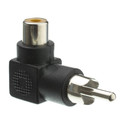 30R1-90300 - RCA Right Angle Adapter, RCA Female to RCA Male, 90 Degree Elbow