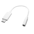 30U2-35000 - USB C to 3.5mm Adapter Cable for connecting headsets, 5 inch, White