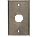30X8-71001 - Outdoor Wall Plate w/ Water Seal, Stainless Steel , 1 Port, Single Gang