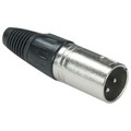 30XR-07100 - XLR Male Connector, Solder type, 3 Conductor
