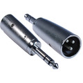 30XR-14200 - XLR Male to 1/4 Stereo Male Adapter