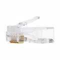 31D0-580HD - Cat6 RJ45 Crimp Connectors for Solid/Stranded Cable, 8P8C, POE Compliant, 100 pieces