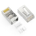 31D0-651HD - Cat6a Shielded Crimp Connectors for Stranded Cable (100 Pcs Per Bag)