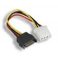 31SA-03107 - SATA 15-Pin Male / Sata 15-Pin Female x 2 Power Y Cable, 6 inch