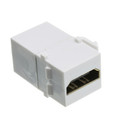 329-00400WH - HDMI High Speed Keystone Insert Coupler, HDMI Type-A Female To HDMI Type-A Female, 4K 60Hz, White