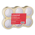 3401-04103 - Universal General-Purpose Box Sealing Tape, 48mm x 54.8m, 3-inch Core, Clear, 6/Pack - UNV63000