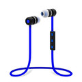 5002-123BL - Bluetooth Wireless Sports Earbuds w/ In-line Microphone, Control Buttons, Blue