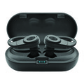 5002-406BK - Bluetooth Wireless Earbuds w/ Charging Case, Over the ear clip, Black