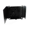 61F2-01001 - Fiber Wall Mount Patch Panel Enclosure, Unloaded, Holds 2 Adapter Plates, Black