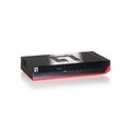71X6-00305 - 5 Port 10/100/1000 Gigabit Ethernet Switch, Black with Red Trim, Energy Efficient Ethernet / IEEE 802.3az Support
