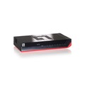 71X6-00608 - 8 Port 10/100/1000 Gigabit Ethernet Switch, Black with Red Trim, Energy Efficient Ethernet / IEEE 802.3az Support