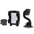 8001-10330 - Universal Gooseneck-style dash/windshield/vent phone holder, with picture frame