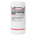 9001-00106 - Innovera Antistatic Screen Cleaning Wipes in Pop-Up Tub, 120/Pack