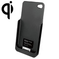 Qi Wireless Charging Sleeve for iPhone 4 / 4S, Black